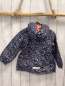 Preview: Name it  Jacke  Gr. 98  blau orange blaue Blumen hellblau weiße Blätter 