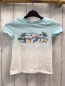 Preview: Sergent Major  T-Shirt  Gr. 104  hellblau weiß Tiere am Strand