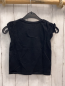 Preview:   T-Shirt  Gr. 104  schwarz Mächen mit Pailettenhut bunte Bltter + Schrift 