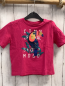 Preview: Catimini  T-Shirt  Gr. 98  pink Vogel mit golden Glitzer Blätter weiße Schrift 