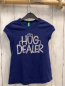 Preview: Benetton  T-Shirt  Gr. 110  blau silber Glitzerschrift 