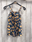 Preview: Sergent Major  Playsuit  Gr. 116  petrol Oragen bunte Blätter 