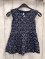 Preview: Okaidi  Kleid  Gr. 98  blau weiß brauner Muscheldruck 