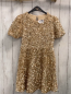 Preview:   Kleid  Gr. 122/128  golden mit goldenen Pailetten 