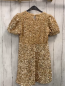 Preview:   Kleid  Gr. 122/128  golden mit goldenen Pailetten 