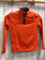 Preview: Peak Mountain  Sportshirt lang  Gr. 140  orange grauer Bund Reißverschluss 