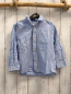 Preview: Zara  Hemd  Gr. 110  hellblau weiße Streifen 