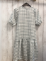Preview: Name it  Kleid  Gr. 146  hellgrau weiß kariert 