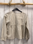 Preview: Zara  Bluse  Gr. 152  weiß hellgrau grau kariert Struktur 