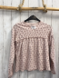 Preview: Vertbaudet  Langarmshirt  Gr. 152  rosa Blumen 