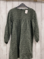 Preview: H&M  Kleid  Gr. 134  kiwi schwarze Blätter weiße Blüten 