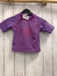 Preview:   UV-Schutzshirt  Gr. 74  aubergine lila mit roten Herzen + weißen Punktren 