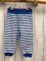 Preview: Jogginghose  Gr. 68  weiß blaue Streifen blauer Bund 