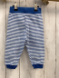 Preview: Jogginghose  Gr. 68  weiß blaue Streifen blauer Bund 