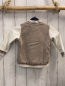 Preview:   Sweatjacke  Gr. 86  sand beige Ärmel Bärenkopf sand beige Streifenbund 