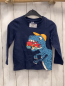 Preview:   Langarmshirt  Gr. 92  blau Dino mit Auto 
