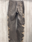 Preview: Zara  Hose  Gr. 36  grau Jeans mit beige Fäden used Look