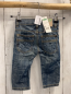 Preview: neu Benetton Hose  Gr. 74  blau Jeans Schrift Bund verstellbar 