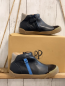 Preview: neu Phister + Philina  Schuhe  Gr. 32  blau braune Kappe graue Ferse 