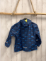 Preview: neu  Regenjacke  Gr. 122/128  blau hellblaue Haie 