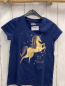 Preview: Oshkosh  T-Shirt  Gr. 128  blau goldenes Einhorn 