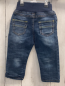 Preview: Bellybutton  Hose  Gr. 74  blau Jeans orange Nähte blauer Strickbund 