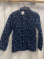 Preview:   Fleecejacke  Gr. 122  blau weiße Punkte 