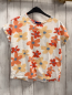 Preview: Okaidi  T-Shirt  Gr. 146  weiß rot orange ocker Blumen 