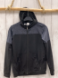 Preview: Decathlon  Joggingjacke  Gr. 152  schwarz + schwarz grau meliert Kapuze 
