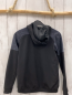 Preview: Decathlon  Joggingjacke  Gr. 152  schwarz + schwarz grau meliert Kapuze 
