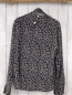 Preview: Only  Bluse  Gr. 38  blau beige hellbraune Blumen 