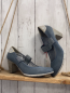 Preview: neu S´ Oliver  Schuhe  Gr. 40  grau mit Absatz Riemen mit silber Glitzer NP 49,95 € 