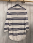 Preview: Gerry Weber  Pullover Gr. M  weiß blaue Streifen Rippen 