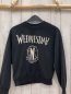 Preview: H&M  Pullover   Gr. 146/152  schwarz weiße Schrift Wednesday 