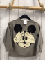 Preview: Zara  Langarmshirt  Gr. 98  hellgrau Micky Mouse mit Surfbrett Schrift 