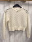 Preview: H&M Pullover Gr. 146  weiß Strick Lochmuster