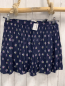 Preview: H&M Rock Gr. 140  blau Blumen