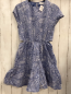 Preview: Mango Kleid Gr. 152  blau Blumen Cut outs