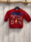 Preview: H&M  Pullover  Gr. 68  rot Disney Figuren mit Beschriftung 