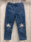 Preview:   Jeggings  Gr. 98  blau Jeans Einhornkopf an den Knien 