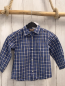 Preview: Bout´ Chou  Hemd  Gr. 98  blau schwarz weiß kariert 