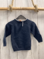 Preview:   Pullover  Gr. 80  blau Strick bunter Dachs weißer Bund 