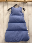 Preview: Aro-Kids  Daunenschlafsack Gr. 80cm  hellblau weißer Reißverschluss