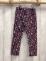 Preview:  Leggings Gr. 104  blau senf rosa Blumen