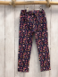 Preview:  Leggings Gr. 104  blau senf rosa Blumen