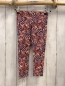 Preview: H&M Leggings Gr. 104  schwarz bunte Blumen Bund verstellbar
