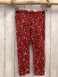 Preview:  Leggings Gr. 110  dunkelrot Blumen