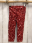 Preview:  Leggings Gr. 110  dunkelrot Blumen