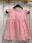 Preview:  Sommerbluse Gr. 128  rosa weißes Lochmuster