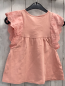 Preview:  T-Shirt Gr. 104  rosa Lochmuster am Ärmel